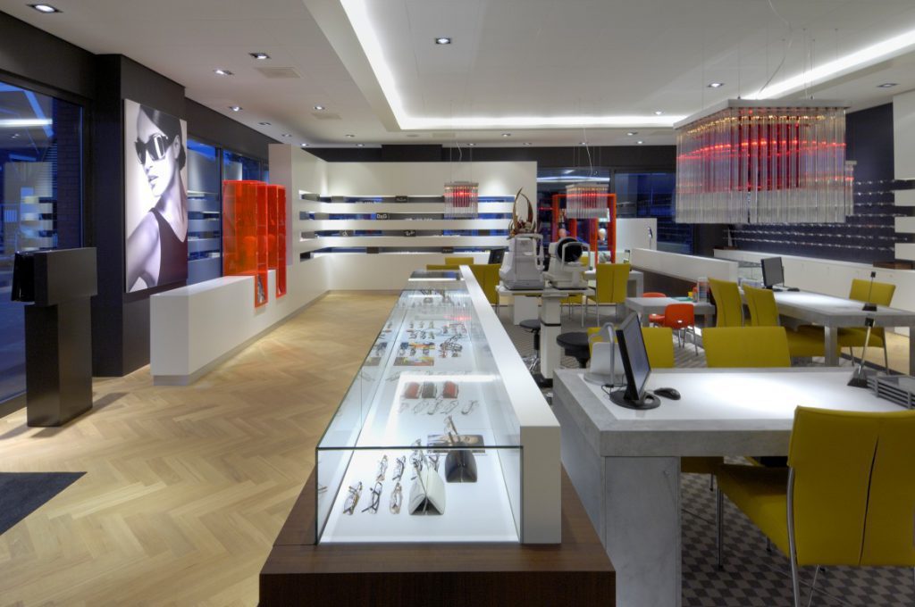 Agencement de magasin – Optique Zonneveld