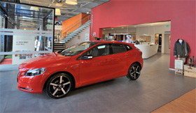 Concept design salle d’exposition Volvo - 