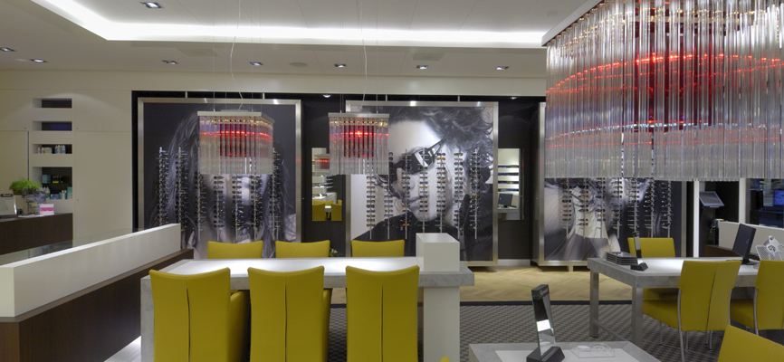 Agencement de magasin – Optique Zonneveld - 