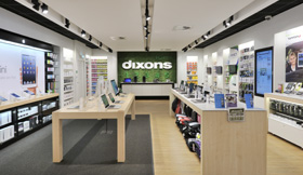 Conception de détail du concept de shopping Dixons 3.0 - Electronique