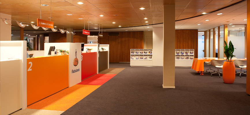 Design aire de réception Rabobank - 