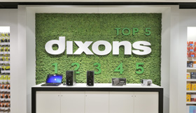 Conception de détail du concept de shopping Dixons 3.0 - Electronique