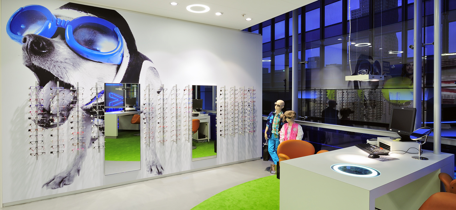 City Lens et Opticiens, 1200 m² – Rotterdam (NL) - Optique