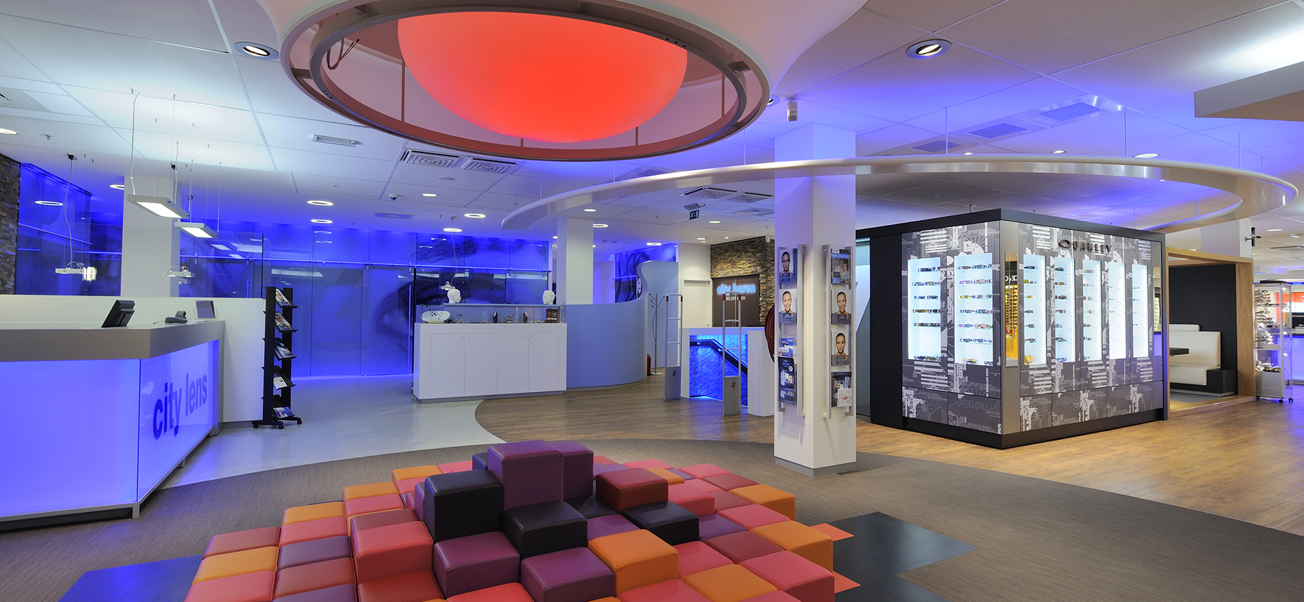 City Lens et Opticiens, 1200 m² – Rotterdam (NL) - Optique