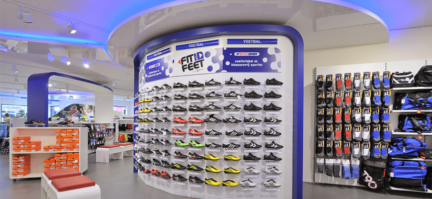 Intersport NL – ameublement concept de magasin - Sport