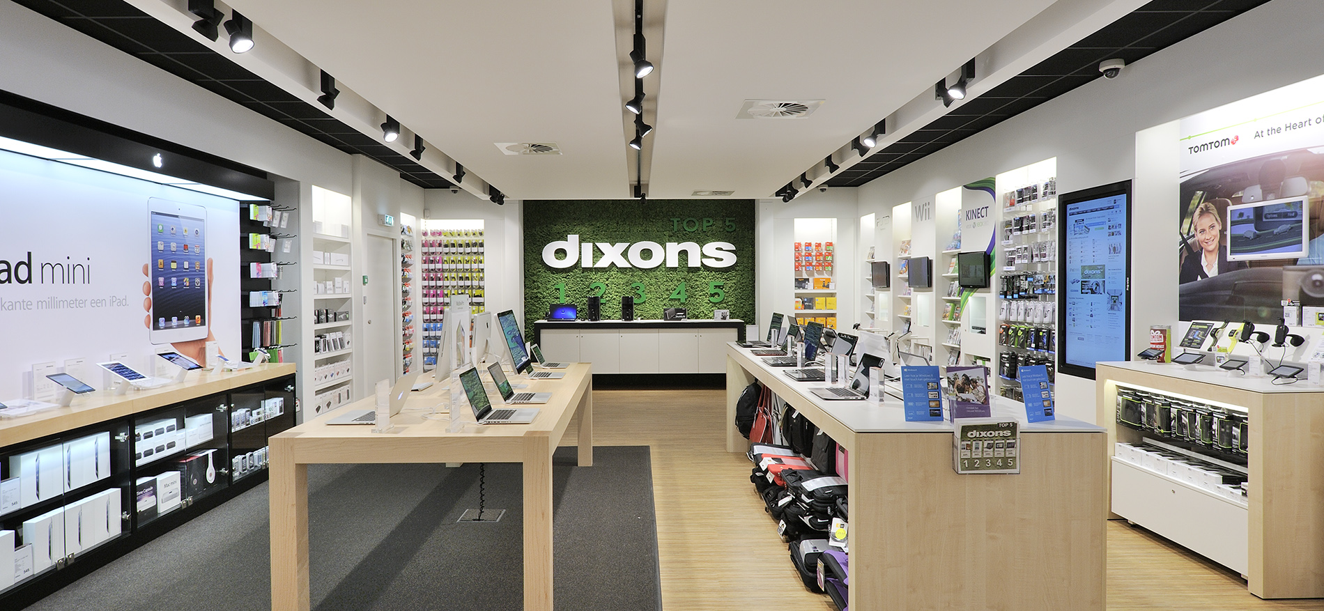 Conception de détail du concept de shopping Dixons 3.0 - Electronique