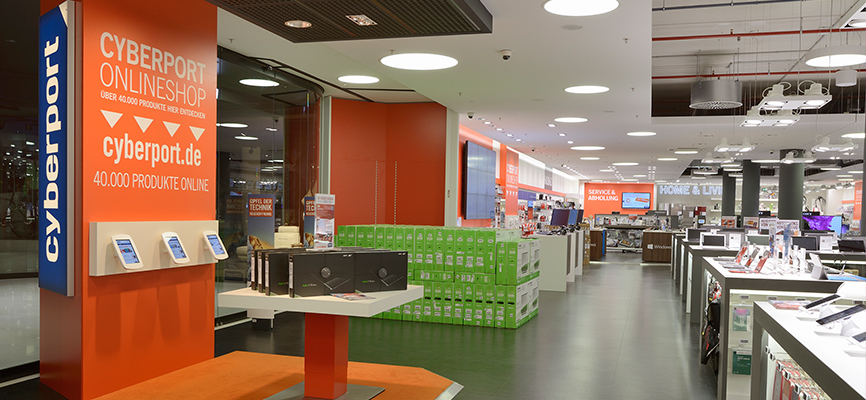 Concept de magasin pour Cyberport – Munich / Vienne - 