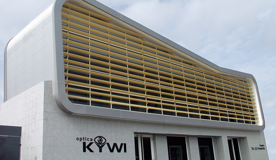 Kywi Optique – Willemstad Curaçao, Concept de magasin - Optique