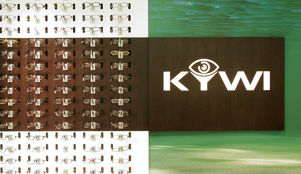 Kywi Optique – Willemstad Curaçao, Concept de magasin - Optique