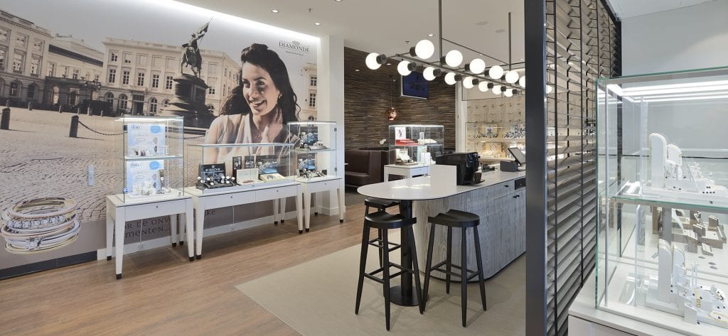 Agencement de magasin – Siebel Bijouterie