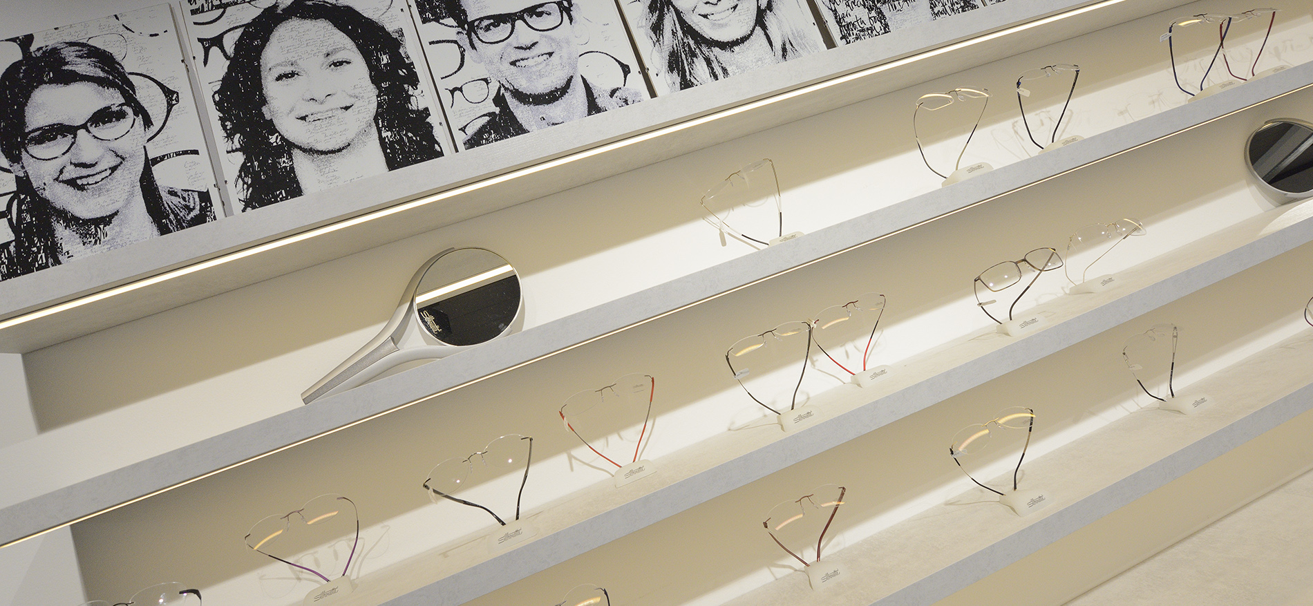 Concept tendance pour la boutique Beeks Eyecare & Earcare - 