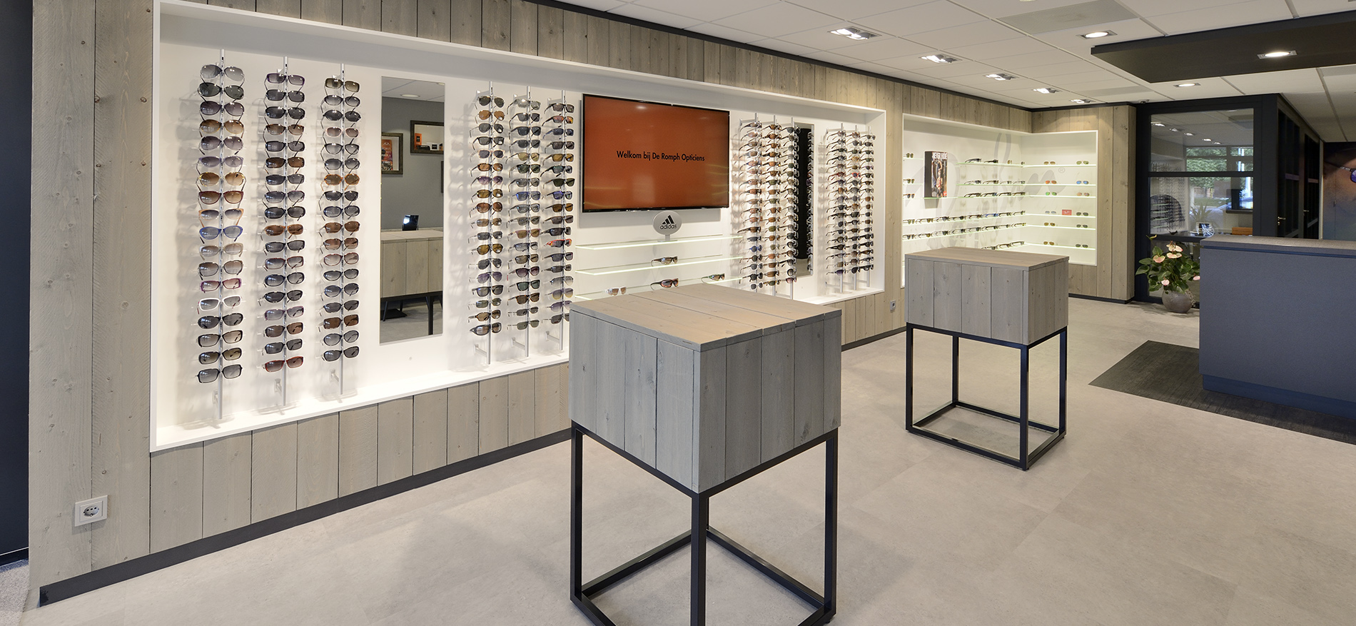 De Romph Optique – Rénovation de magasin - Optique