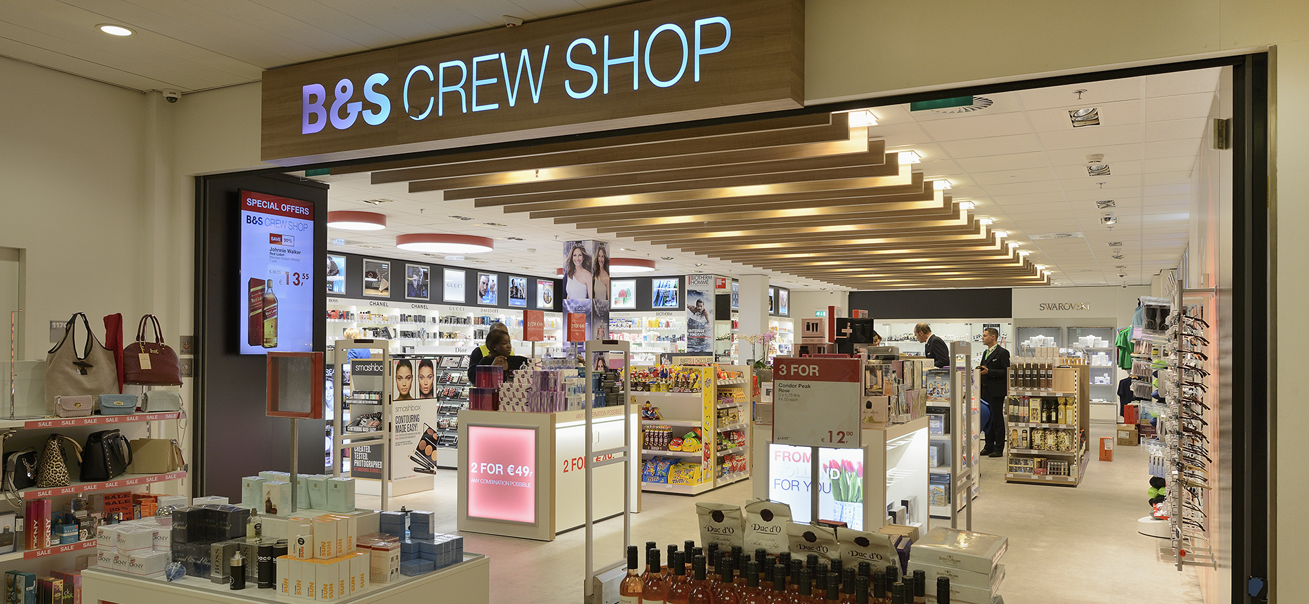 B&S Crewshop aéroport Schiphol – Aménagement intérieur - 