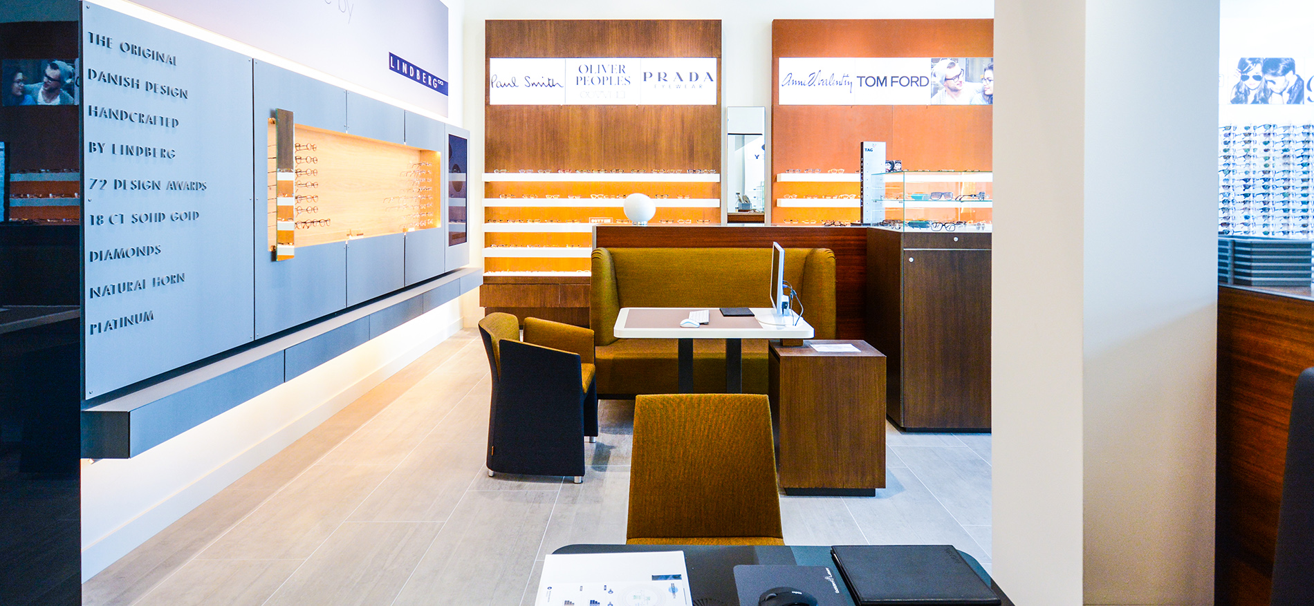 Optique Schmidt : agencement de magasin optique - 