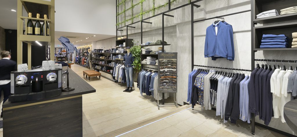 Un remodelage approfondi chez MarcEdwards Menswear, Haarlem