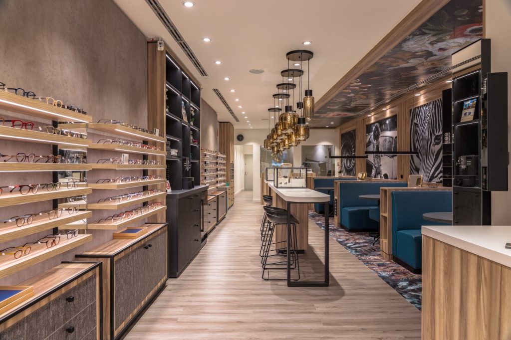 Winkelbouw opticien WSB Interieurbouw